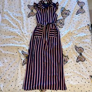 Girls Striped Maxi dress